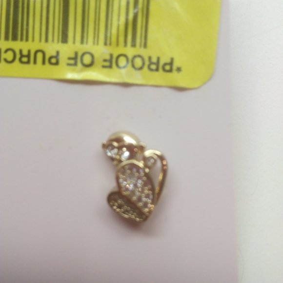 Kate Spade New Gold Monkey and Heart Earrings - Picture 2 of 3